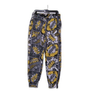 Oh Snap! By Drill Clothing Co Yellow/Black/White Joggers Size S NWT